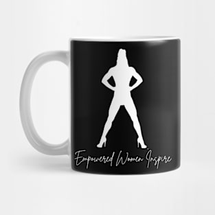 Empowered Women Inspire Logo White Mug